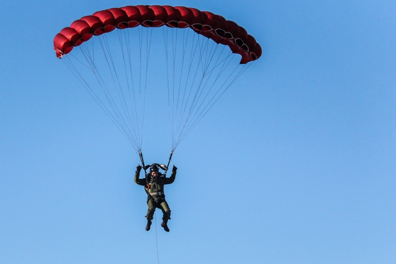 Topless Parachuting