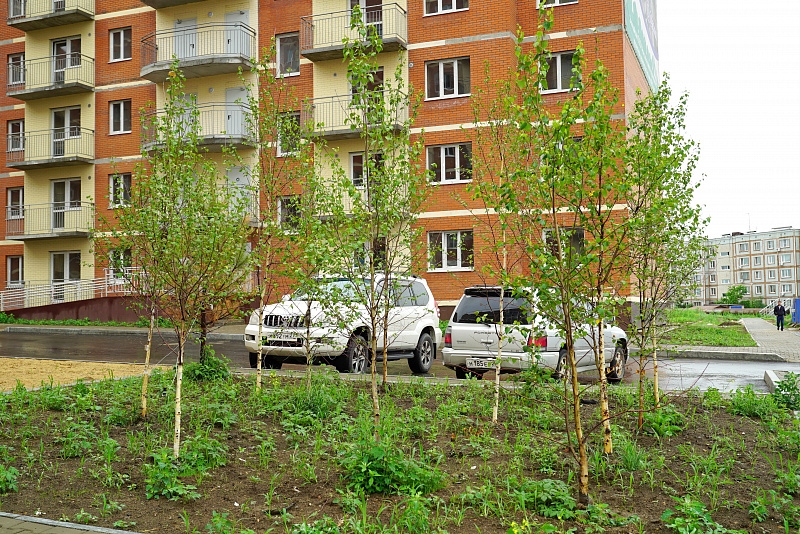 Березки хабаровск мкр березки ул совхозная фото Жилой комплекс Березки в Хабаровске принимает первых новоселов - AmurMedia.ru