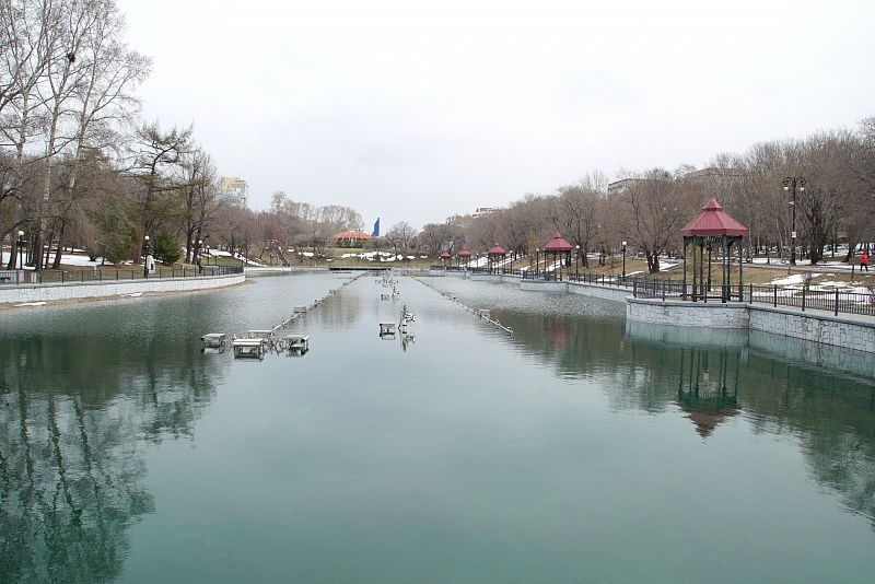 Пруды хабаровска фото Хабаровские городские пруды начали заполнять водой - PrimaMedia.ru