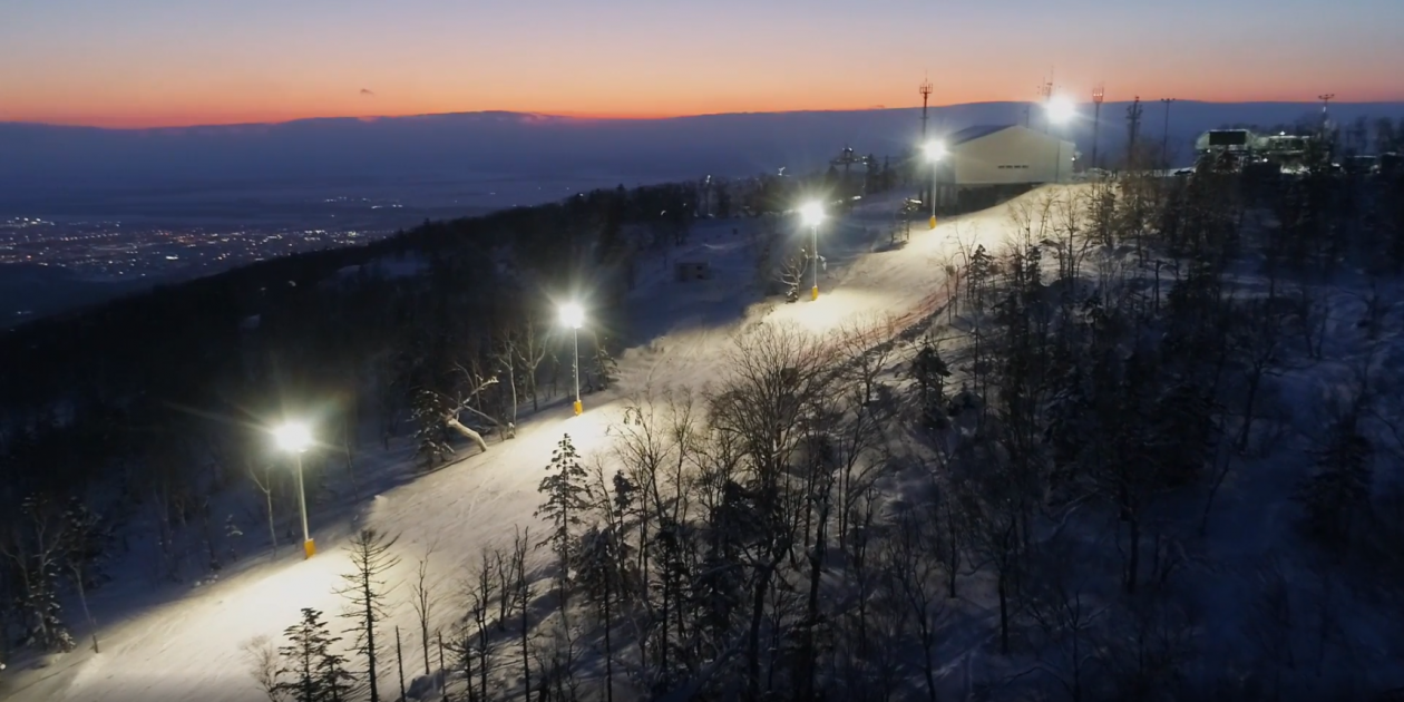 Опоры освещения горнолыжного склона