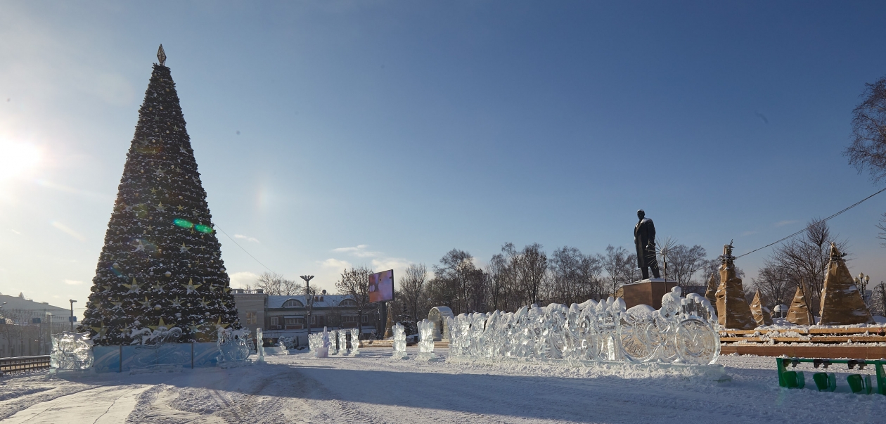 Южно Сахалинск зима