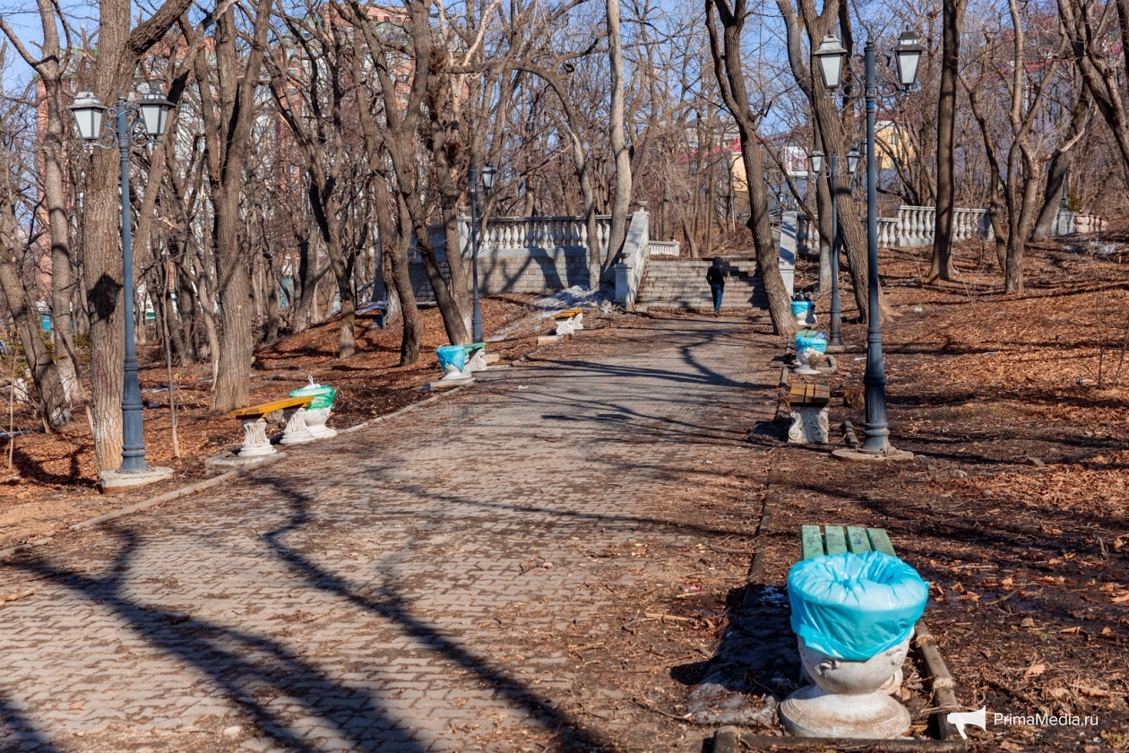 Покровский парк владивосток фото На благоустройство Покровского парка во Владивостоке выделяют 22 млн рублей - Pr