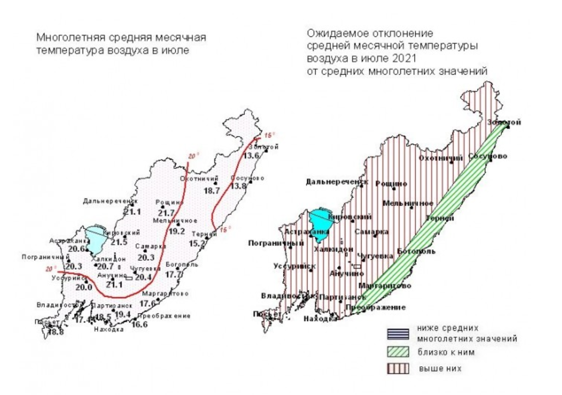 Погода в приморском крае на июль 2024. Климатическая карта Приморского края. Климат Приморского края карта. Климатические зоны Приморского края.