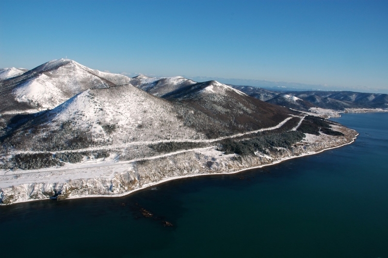 Южно Сахалинск Охотское море зима