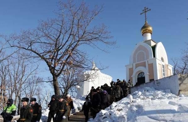 Часовня на Волочаевской сопке