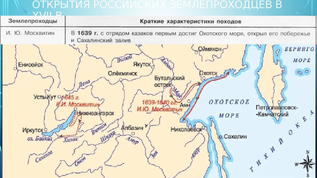 Экспедиция москвитина. Походы Ивана Москвитина 1639.