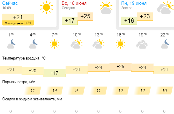 Прогноз погоды во владимире на июнь 2024