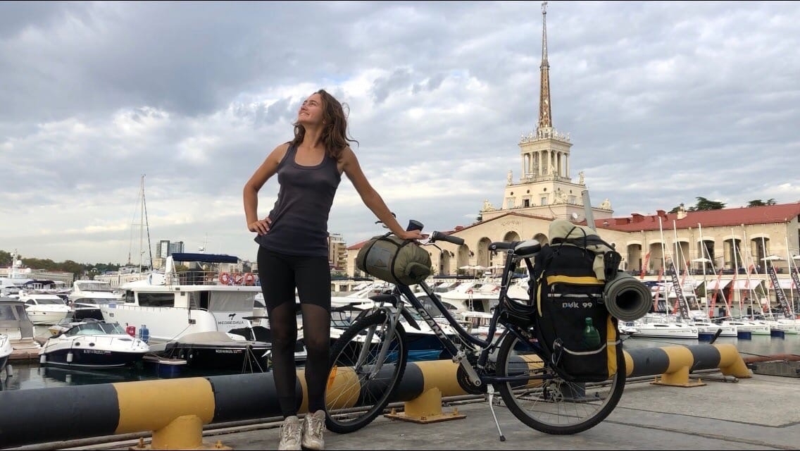 Уроженка москвы. Владивосток Сочи. Sochi Bike.